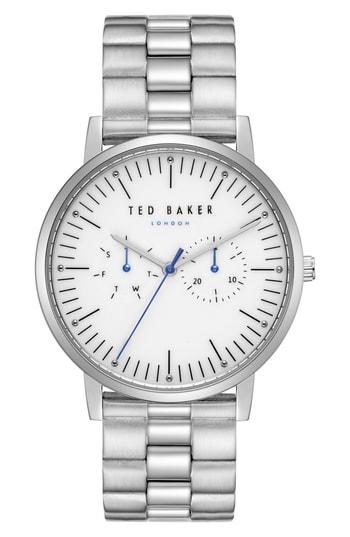 Men's Ted Baker London Brit Multifunction Bracelet Watch, 40mm