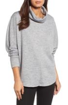 Women's Caslon Cowl Neck Pullover - Grey