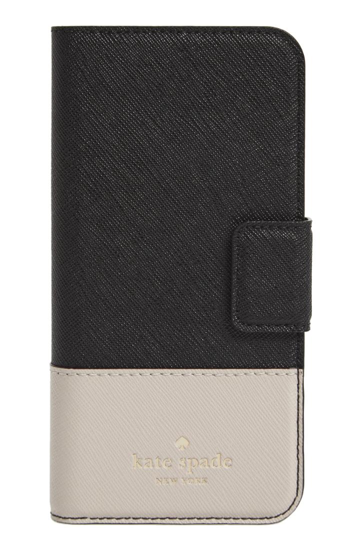 Kate Spade New York Leather Iphone 7/8 & 7/8 Case - Black