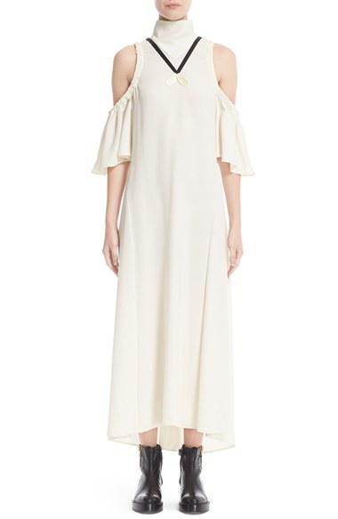 Women's Ellery Deity Ruched Cold Shoulder Dress