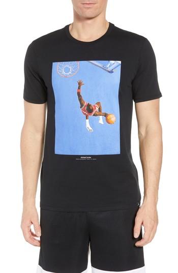 Men's Nike Jordan Sports Illustrated Graphic T-shirt - Black