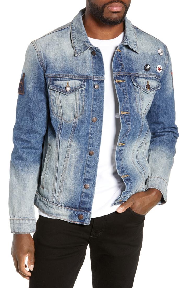 Men's Dragonfly Clothing Pig In The Sky Denim Jacket
