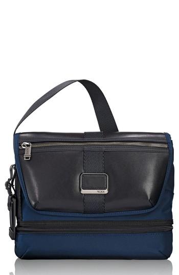 Men's Tumi Alpha Bravo - Travis Crossbody Messenger Bag - Blue