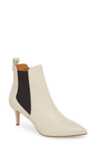 Women's Veronica Beard Parker Pointy Toe Chelsea Bootie Us / 35eu - White