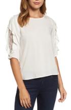 Women's Velvet By Graham & Spencer Lace Inset Blouse