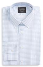 Men's Nordstrom Men's Shop Traditional Fit Check Dress Shirt .5 33 - Blue