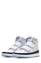 Men's Nike Air Jordan 1 Retro High Double Strap Sneaker .5 M - White