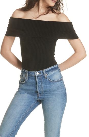 Women's Free People Too Good Bodysuit - Black