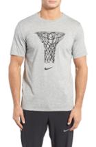 Men's Nike Dry Basketball Graphic T-shirt - Grey