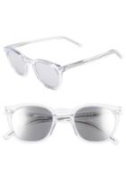 Men's Saint Laurent 28-002 49mm Sunglasses - Crystal