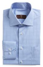 Men's Robert Talbott Classic Fit Check Dress Shirt .5 - Blue