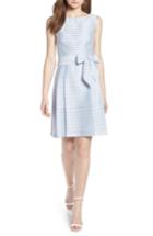 Women's Anne Klein New York Sleeveless Shadow Stripe Dress - Blue