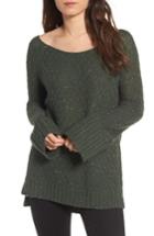 Women's Hinge Slouchy Tunic Sweater, Size - Green