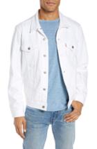 Men's Levi's Denim Trucker Jacket - White