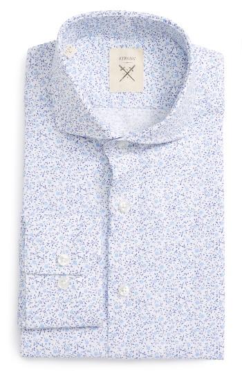 Men's Strong Suit Trim Fit Floral Dress Shirt