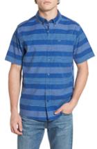 Men's Hurley Stripe Oxford Shirt, Size - Blue