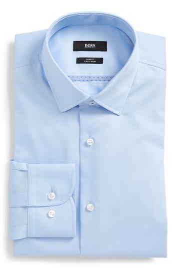 Men's Boss Jerris Slim Fit Dress Shirt .5 - Black