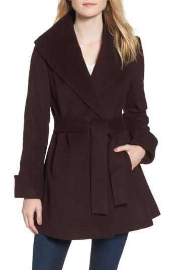 Women's Trina Turk Ali Wrap Coat - Red