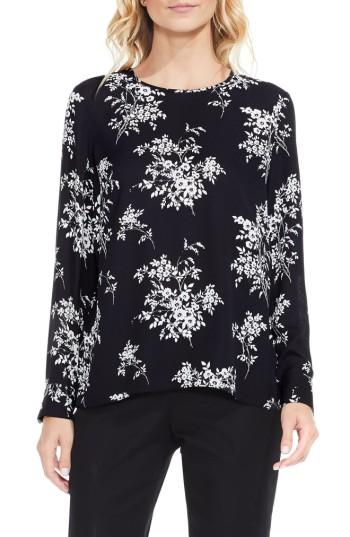 Women's Vince Camuto Delicate Bouquet Blouse - Black