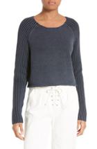 Women's Frame Cotton Raglan Sweater