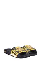 Women's Versace Palazzo Slide Sandal Us / 35eu - Metallic