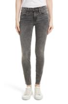 Women's Frame Le Skinny De Jeanne Raw Edge Skinny Jeans - Grey