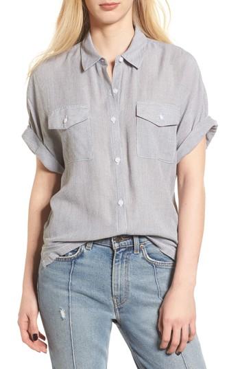 Women's Bp. Stripe Dolman Top, Size - White