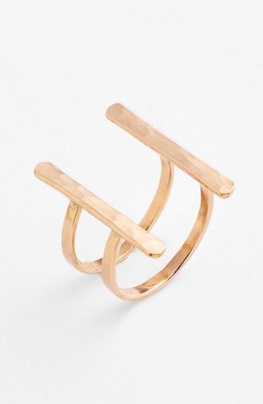 Women's Ija Double Bar Open Ring