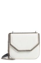 Stella Mccartney Falabella Box Faux Leather Shoulder Bag - White