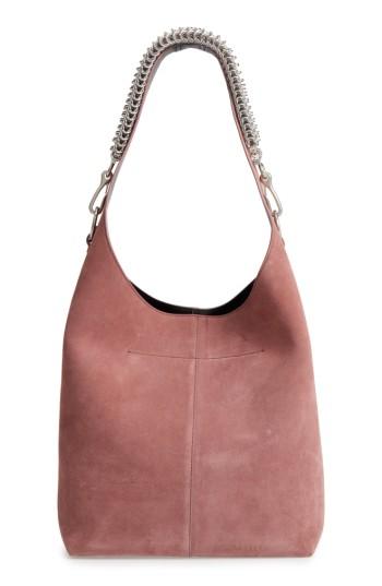 Alexander Wang Genesis Box Chain Suede Hobo -