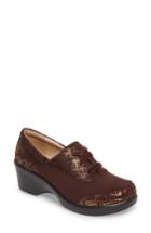 Women's Alegria Madi Lace-up Shoe -8.5us / 38eu - Brown