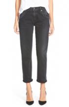 Women's Citizens Of Humanity Emerson High Waist Boyfriend Slim Jeans - Black