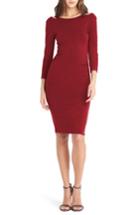 Women's Michael Stars Strap Back Body-con Dress - Red