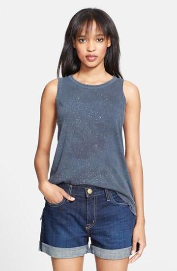 Current/elliott 'the Muscle Tee' Distressed Tank