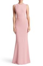 Women's Dress The Population Eve Crepe Mermaid Gown, Size - Pink