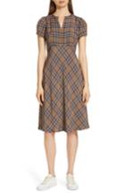 Women's Nordstrom Signature Check Dress - Brown