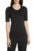 Women's Theory Pima Cotton Top - Black