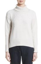 Women's Fabiana Filippi Sequin Embellished Wool Turtleneck Sweater Us / 38 It - Ivory