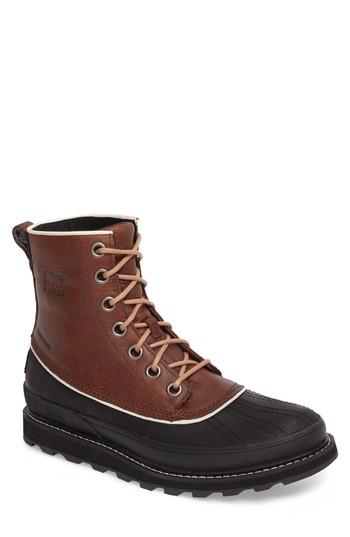 Men's Sorel Madson 1964 Waterproof Boot .5 M - Brown