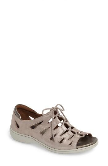 Women's Aravon Bromly Ghillie Sandal B - Brown