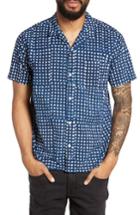 Men's Ymc Malick Slim Fit Dot Sport Shirt - Blue