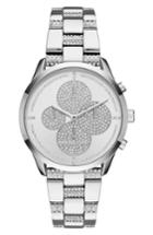 Women's Michael Kors Slater Crystal Chronograph Bracelet Watch, 39mm