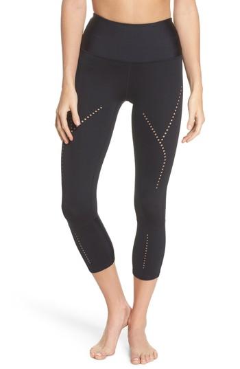 Women's Zella Starry Eyed High-waist Crop Leggings, Size - Black