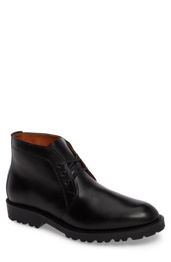 Men's Allen Edmonds Tate Chukka Boot .5 D - Black