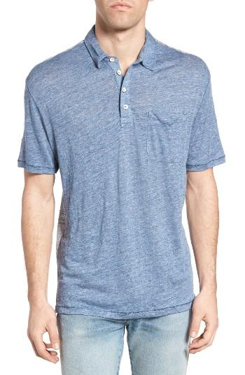 Men's True Grit Colorblock Linen Jersey Polo