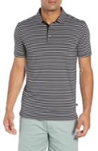 Men's Bobby Jones Control Stripe Jersey Polo - Black
