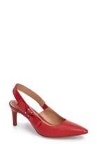 Women's Linea Paolo Cora Slingback Pump M - Red