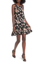 Women's Bp. Floral Ruffle Hem Dress