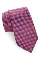 Men's Nordstrom Men's Shop Alana Geometric Silk Tie, Size - Red