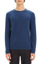 Men's Theory Medin Crewneck Cashmere Sweater - Blue